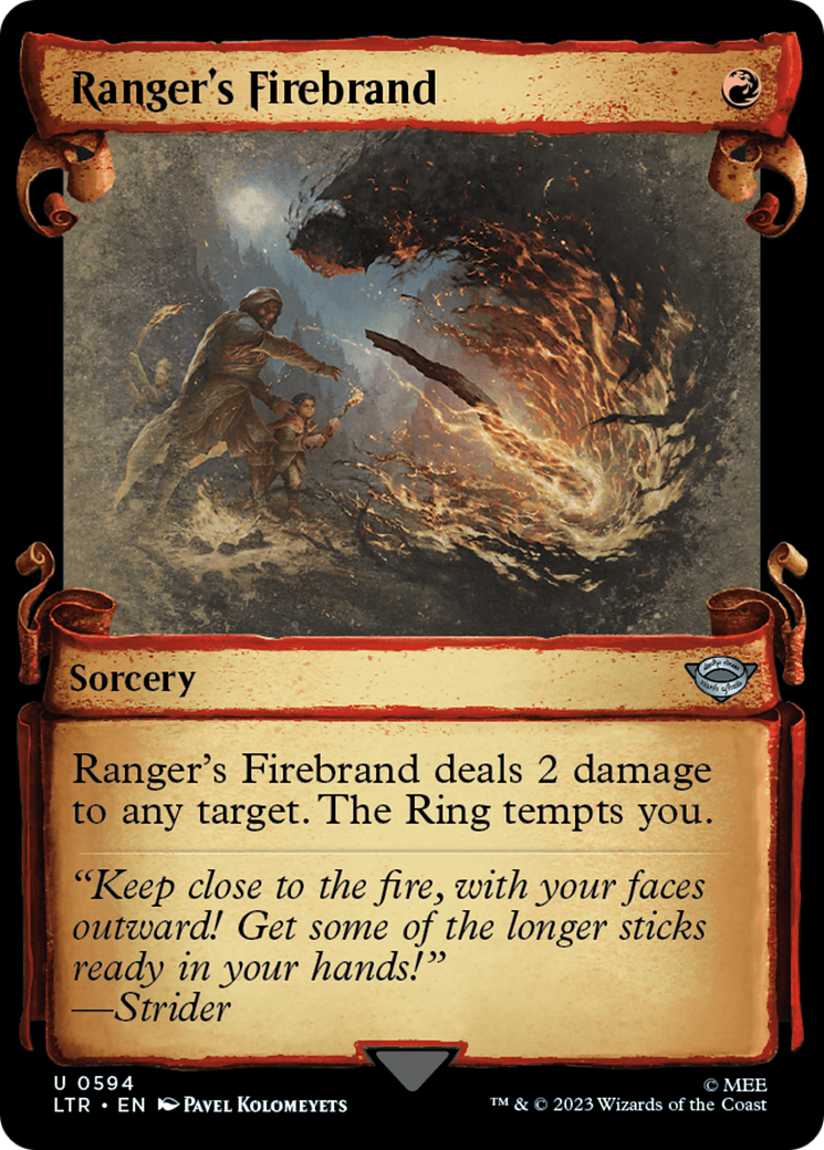 Ranger's Firebrand [The Lord of the Rings: Tales of Middle-Earth Showcase Scrolls] | GrognardGamesBatavia