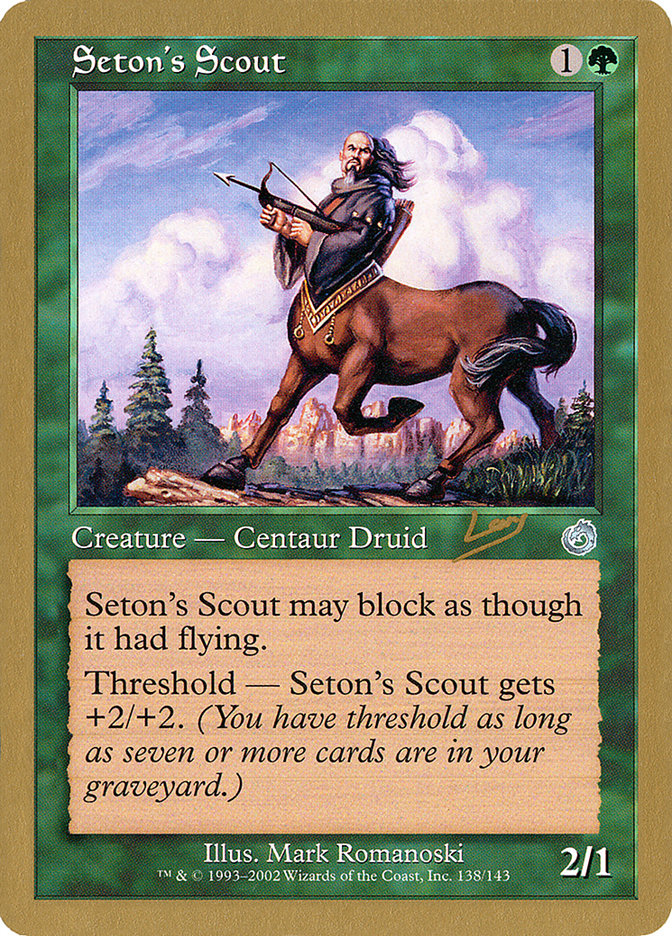 Seton's Scout (Raphael Levy) [World Championship Decks 2002] | GrognardGamesBatavia