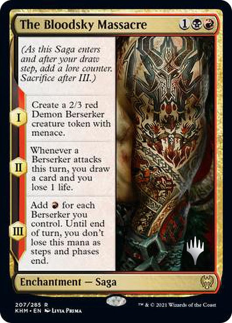 The Bloodsky Massacre (Promo Pack) [Kaldheim Promos] | GrognardGamesBatavia