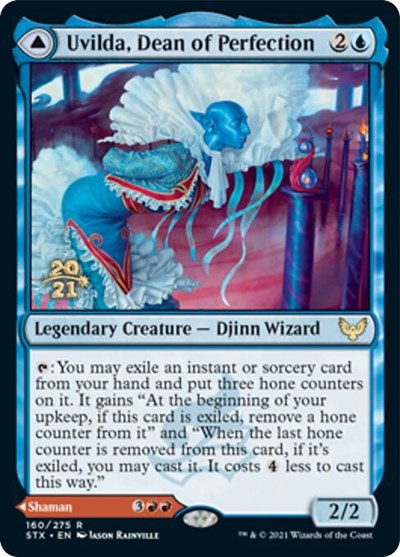 Uvilda, Dean of Perfection // Nassari, Dean of Expression [Strixhaven: School of Mages Prerelease Promos] | GrognardGamesBatavia