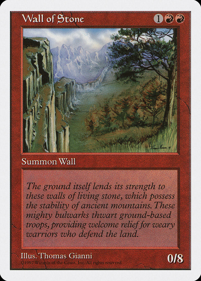 Wall of Stone [Fifth Edition] | GrognardGamesBatavia