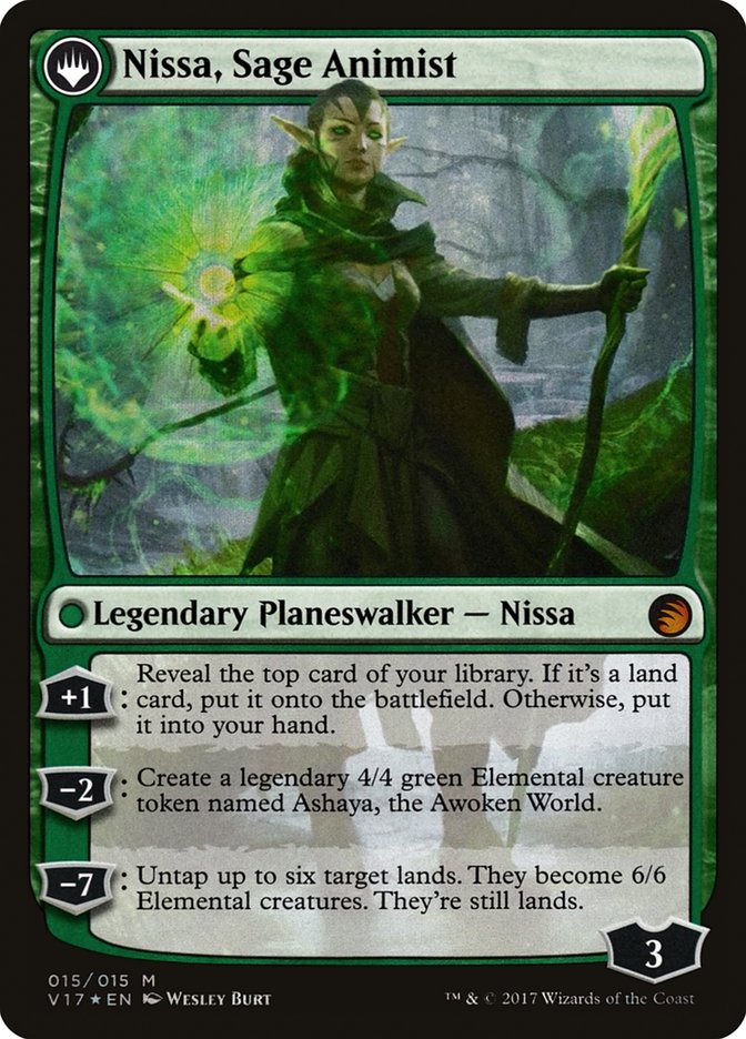 Nissa, Vastwood Seer // Nissa, Sage Animist [From the Vault: Transform] | GrognardGamesBatavia