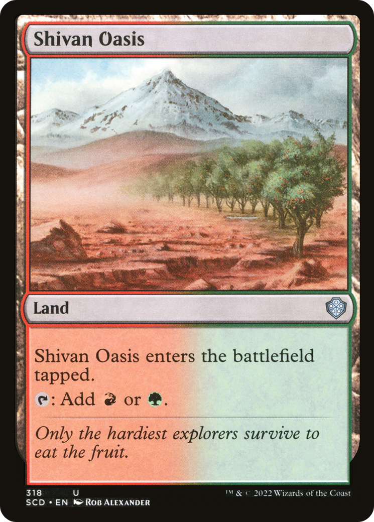 Shivan Oasis [Starter Commander Decks] | GrognardGamesBatavia