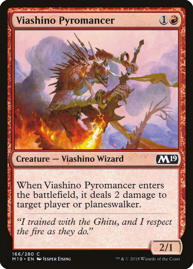 Viashino Pyromancer [Core Set 2019] | GrognardGamesBatavia