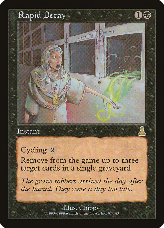 Rapid Decay [Urza's Destiny] | GrognardGamesBatavia