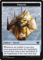 Daretti, Scrap Savant Emblem // Tuktuk the Returned Double-Sided Token [Commander 2014 Tokens] | GrognardGamesBatavia