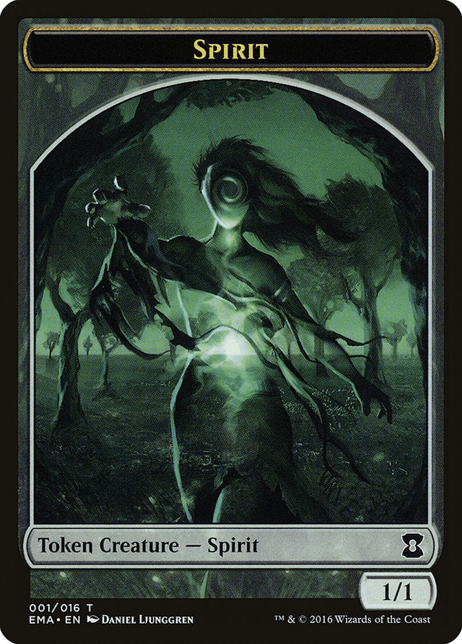 Spirit Token (001/016) [Eternal Masters Tokens] | GrognardGamesBatavia