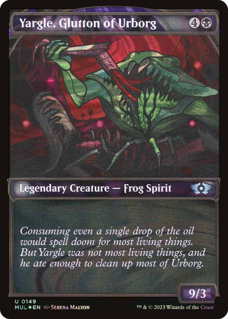 Yargle, Glutton of Urborg (Halo Foil) [Multiverse Legends] | GrognardGamesBatavia