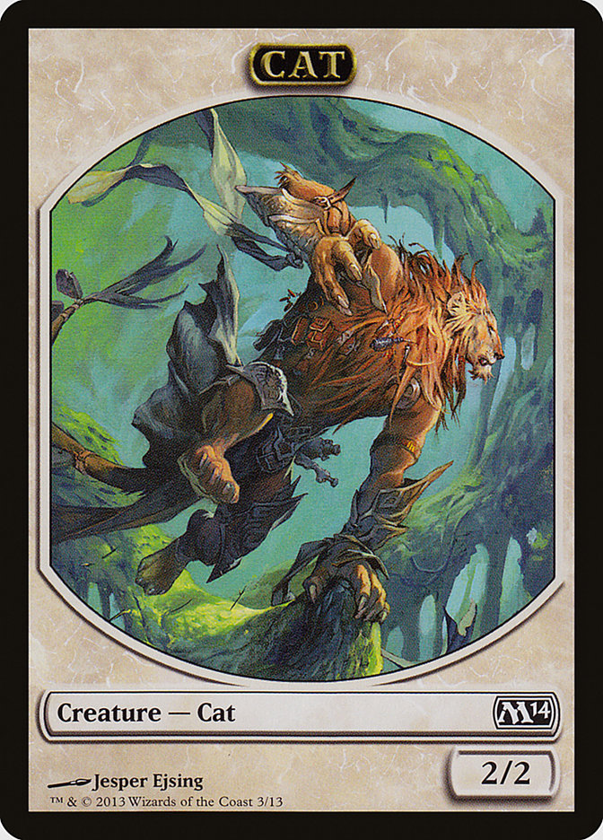 Cat Token [Magic 2014 Tokens] | GrognardGamesBatavia