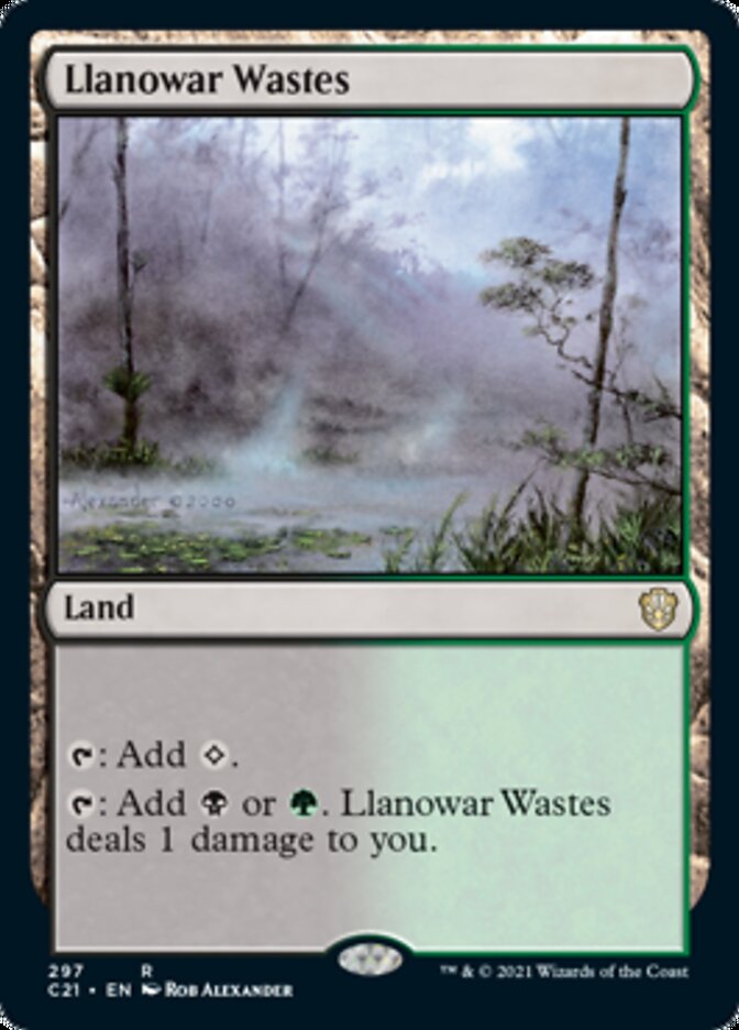 Llanowar Wastes [Commander 2021] | GrognardGamesBatavia