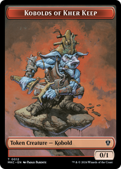 Gold // Kobolds of Kher Keep Double-Sided Token [Murders at Karlov Manor Commander Tokens] | GrognardGamesBatavia