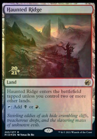 Haunted Ridge [Innistrad: Midnight Hunt Prerelease Promos] | GrognardGamesBatavia