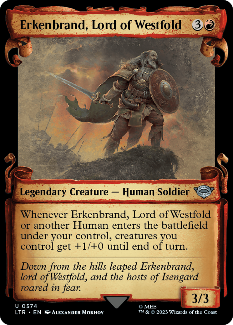 Erkenbrand, Lord of Westfold [The Lord of the Rings: Tales of Middle-Earth Showcase Scrolls] | GrognardGamesBatavia