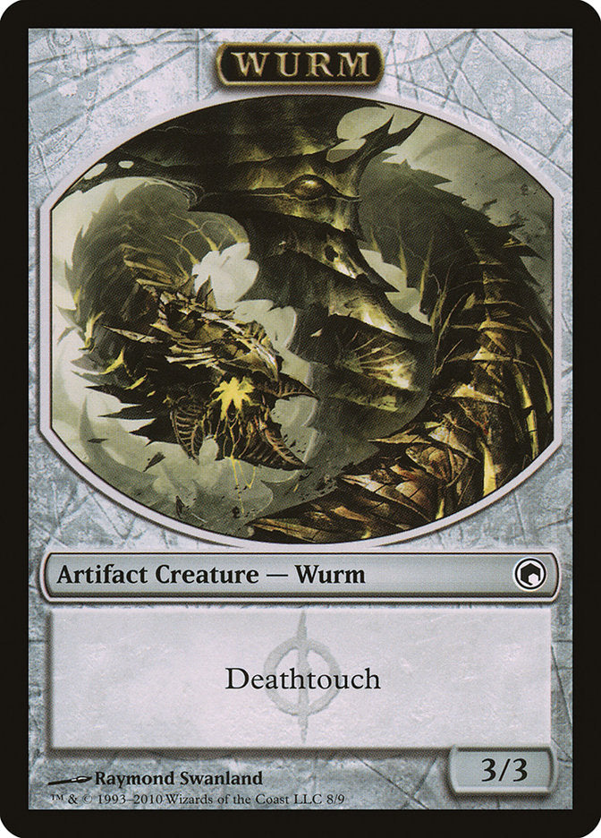 Wurm Token (8/9) [Scars of Mirrodin Tokens] | GrognardGamesBatavia