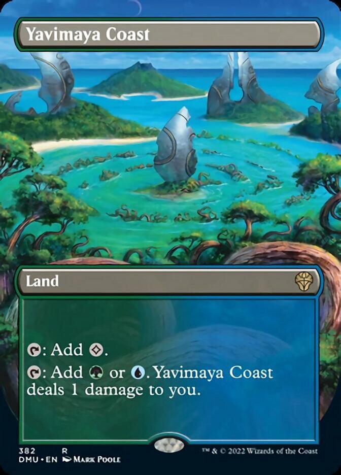 Yavimaya Coast (Borderless Alternate Art) [Dominaria United] | GrognardGamesBatavia