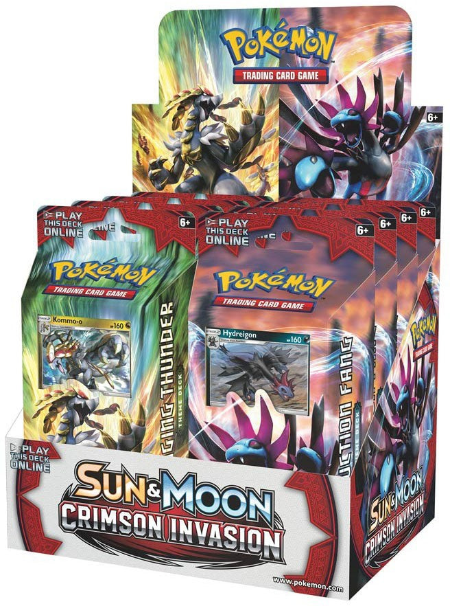 Sun & Moon: Crimson Invasion - Theme Deck Display | GrognardGamesBatavia