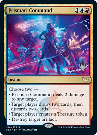 Prismari Command (Promo Pack) [Strixhaven: School of Mages Promos] | GrognardGamesBatavia