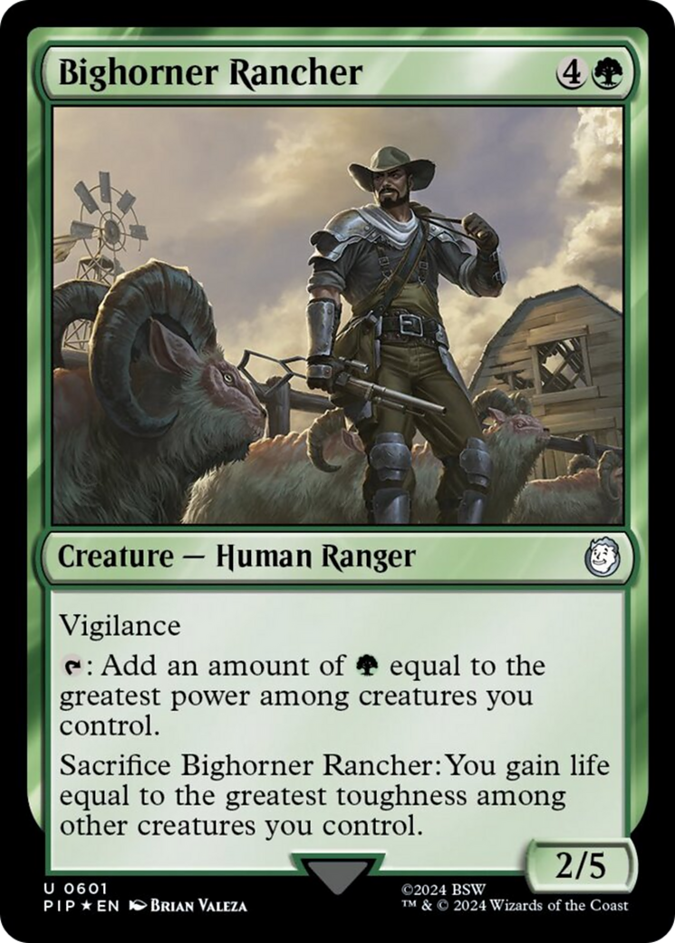 Bighorner Rancher (Surge Foil) [Fallout] | GrognardGamesBatavia