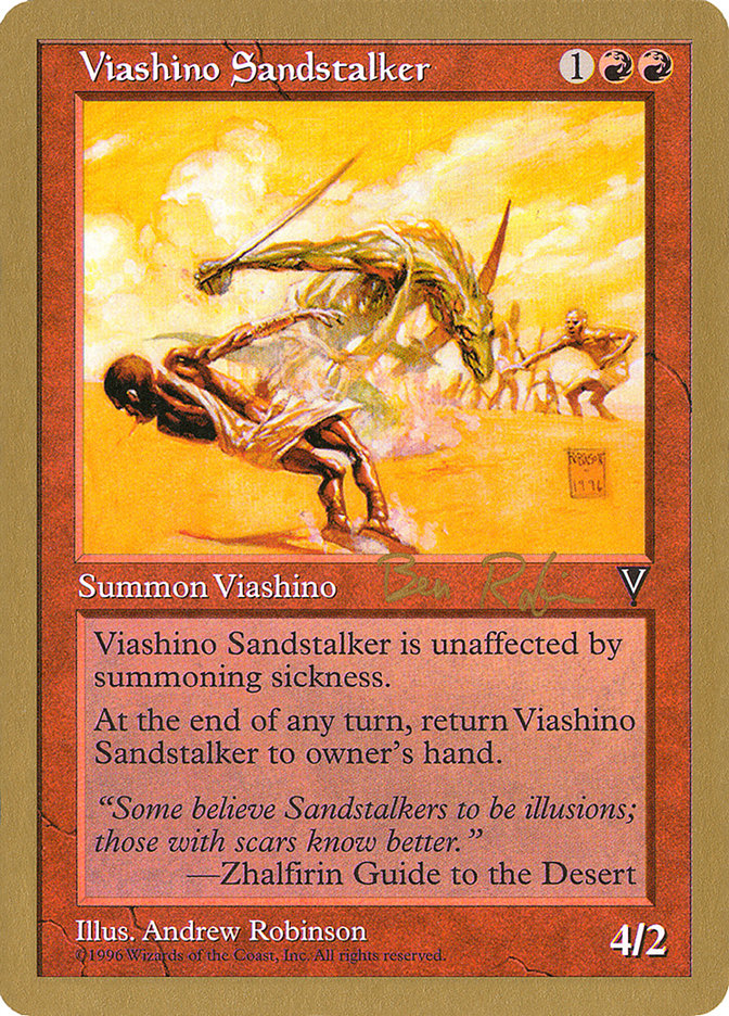 Viashino Sandstalker (Ben Rubin) [World Championship Decks 1998] | GrognardGamesBatavia