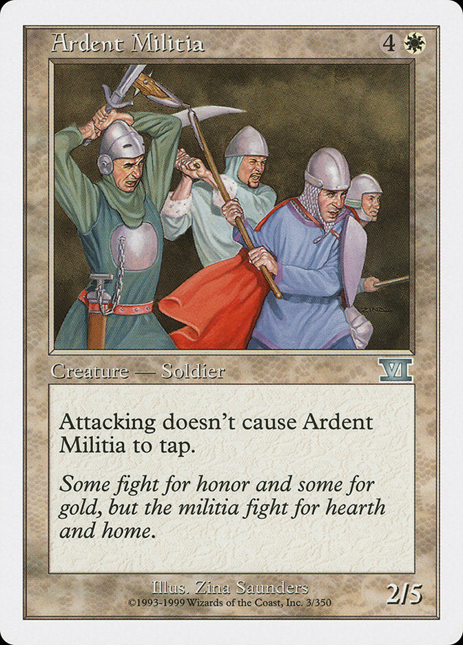 Ardent Militia [Classic Sixth Edition] | GrognardGamesBatavia