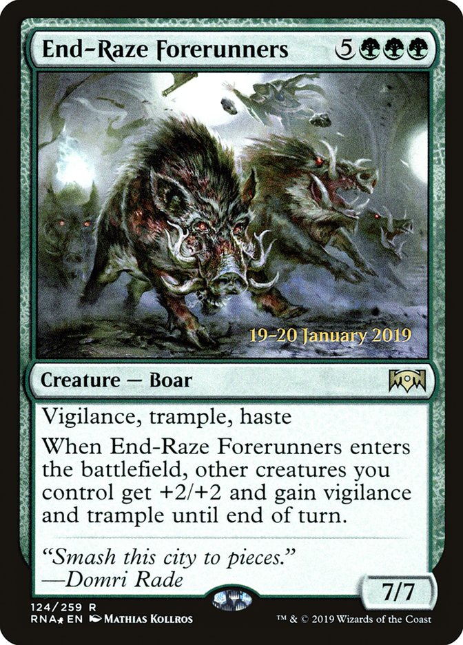 End-Raze Forerunners [Ravnica Allegiance Prerelease Promos] | GrognardGamesBatavia