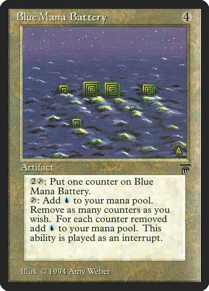 Blue Mana Battery [Legends] | GrognardGamesBatavia