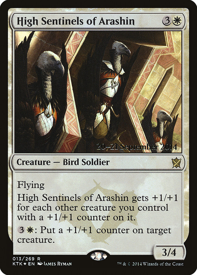 High Sentinels of Arashin [Khans of Tarkir Prerelease Promos] | GrognardGamesBatavia