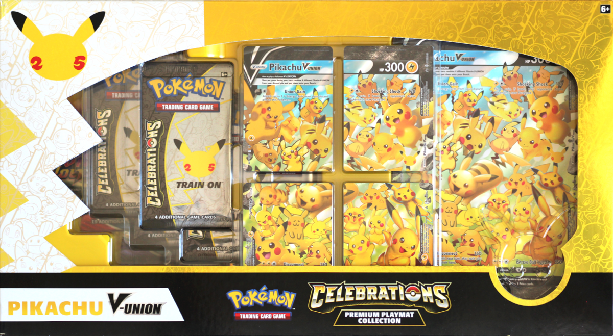 Celebrations: 25th Anniversary - Premium Playmat Collection (Pikachu V-Union) | GrognardGamesBatavia