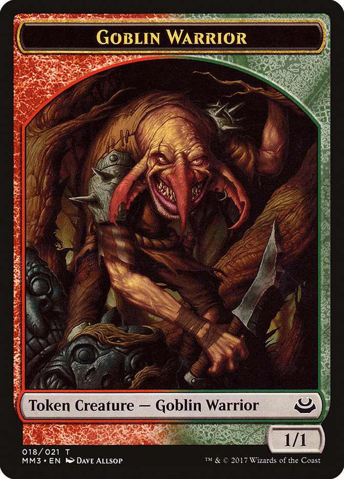 Goblin Warrior Token [Modern Masters 2017 Tokens] | GrognardGamesBatavia