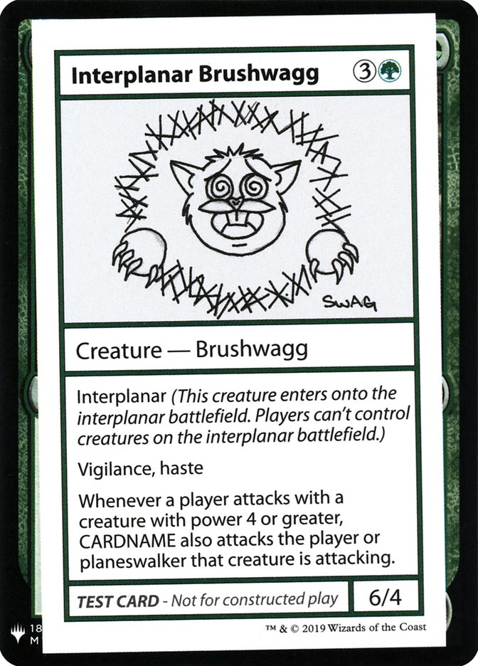 Interplanar Brushwagg [Mystery Booster Playtest Cards] | GrognardGamesBatavia