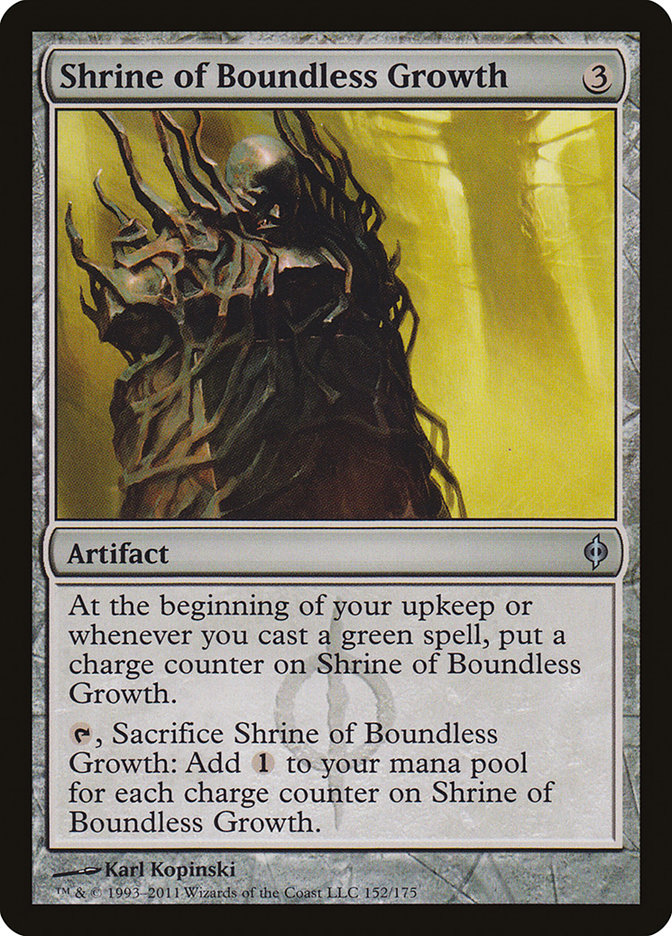 Shrine of Boundless Growth [New Phyrexia] | GrognardGamesBatavia