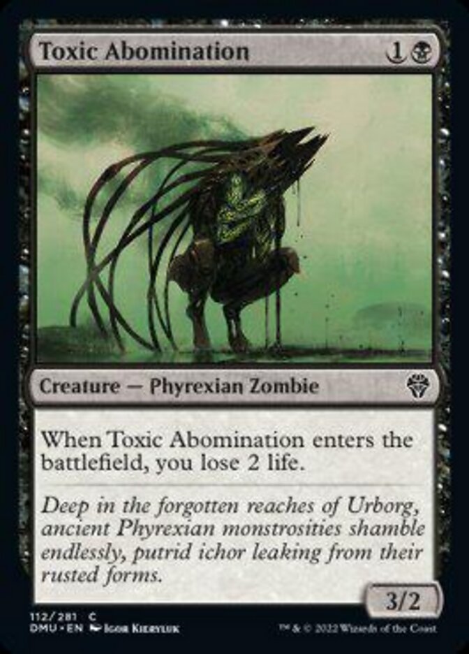 Toxic Abomination [Dominaria United] | GrognardGamesBatavia