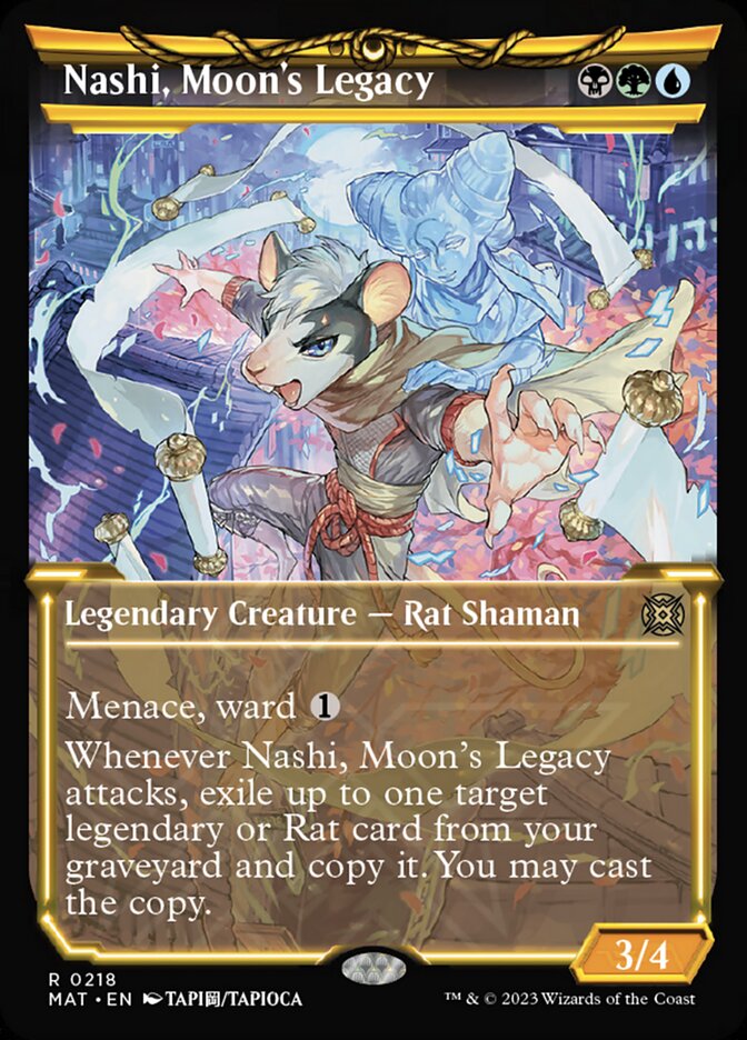 Nashi, Moon's Legacy (Showcase Halo Foil) [March of the Machine: The Aftermath] | GrognardGamesBatavia