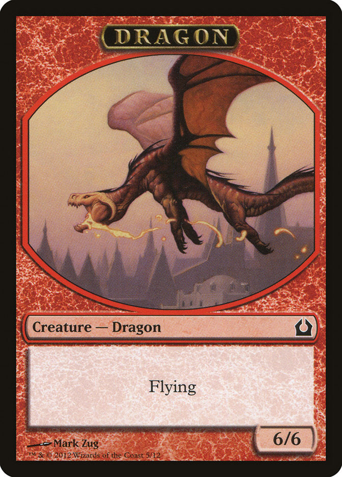 Dragon Token [Return to Ravnica Tokens] | GrognardGamesBatavia