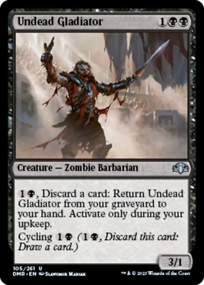 Undead Gladiator [Dominaria Remastered] | GrognardGamesBatavia