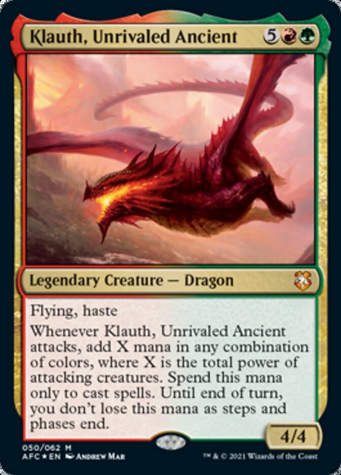 Klauth, Unrivaled Ancient [Dungeons & Dragons: Adventures in the Forgotten Realms Commander] | GrognardGamesBatavia