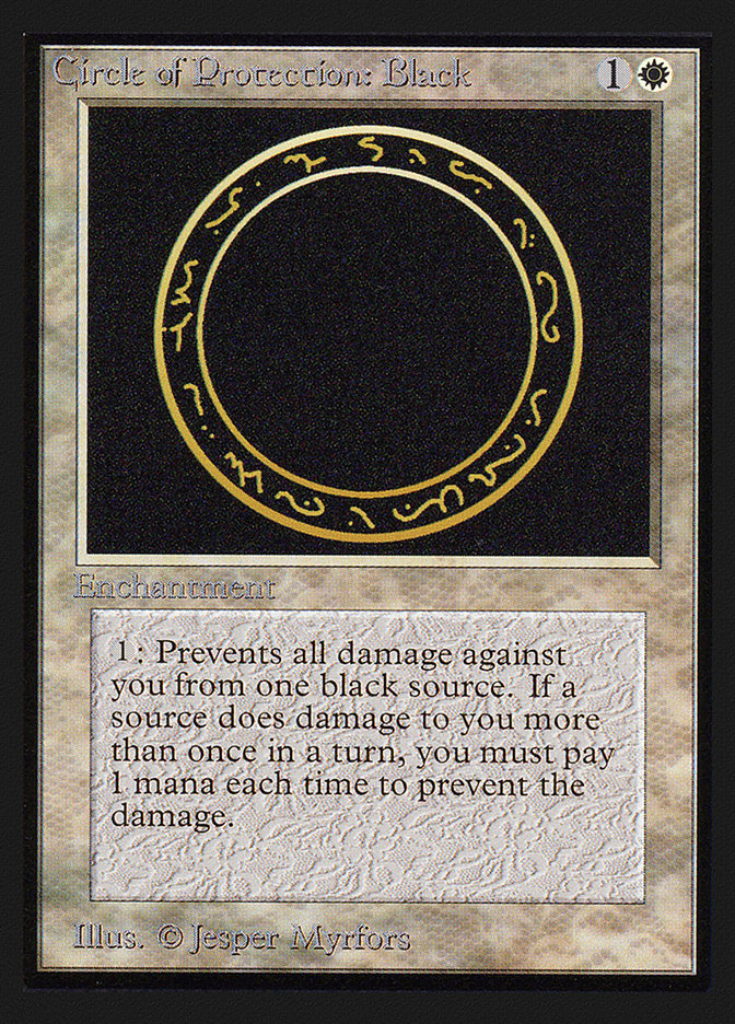 Circle of Protection: Black [Collectors' Edition] | GrognardGamesBatavia