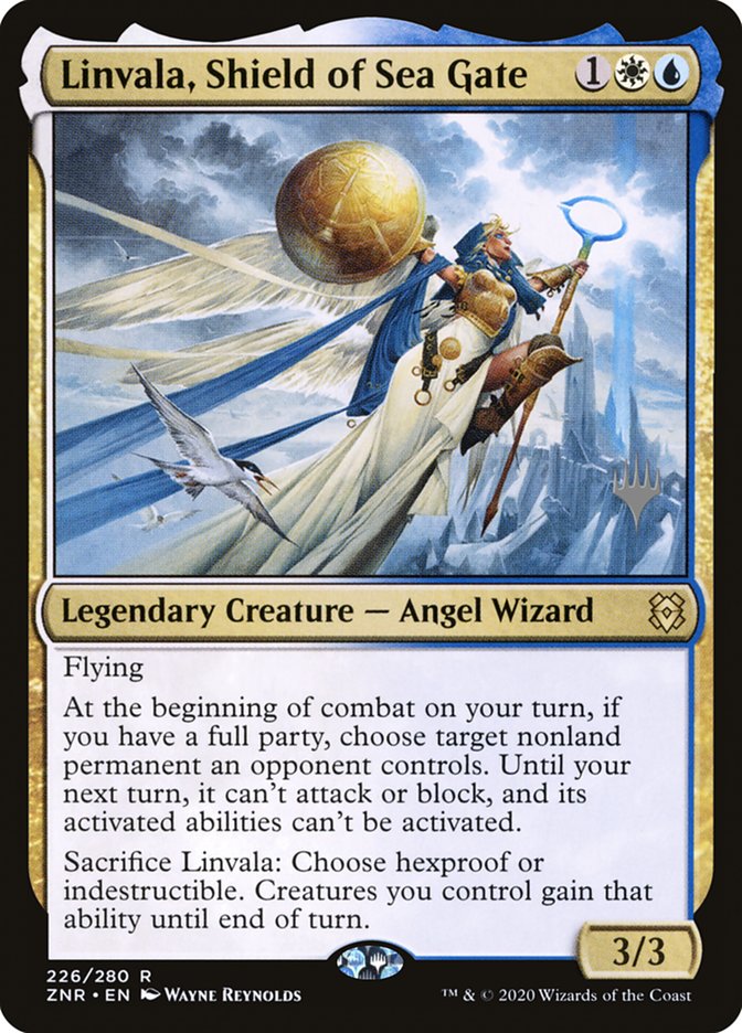 Linvala, Shield of Sea Gate (Promo Pack) [Zendikar Rising Promos] | GrognardGamesBatavia