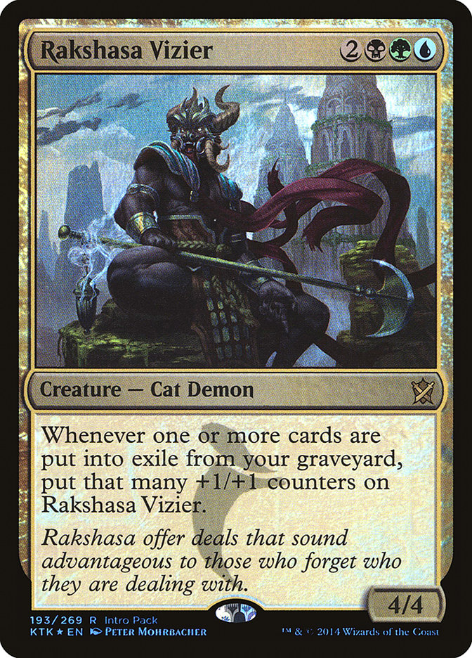 Rakshasa Vizier (Intro Pack) [Khans of Tarkir Promos] | GrognardGamesBatavia