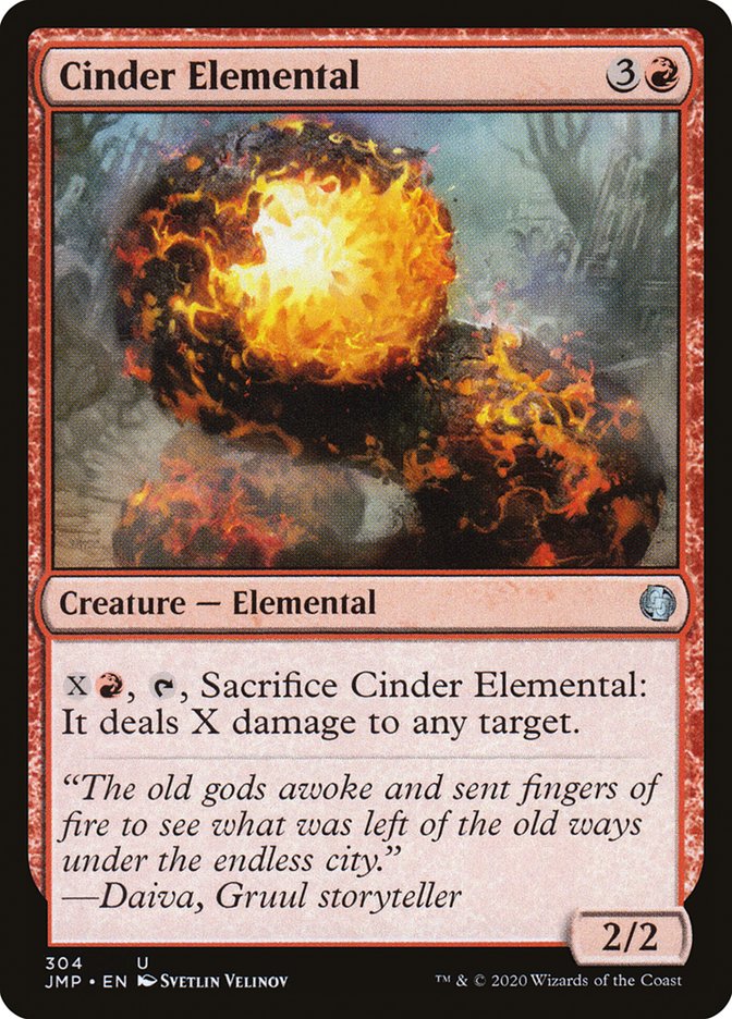 Cinder Elemental [Jumpstart] | GrognardGamesBatavia