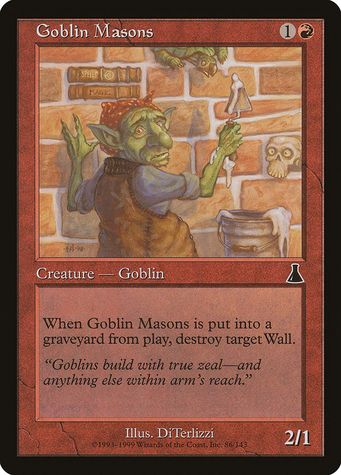 Goblin Masons [Urza's Destiny] | GrognardGamesBatavia