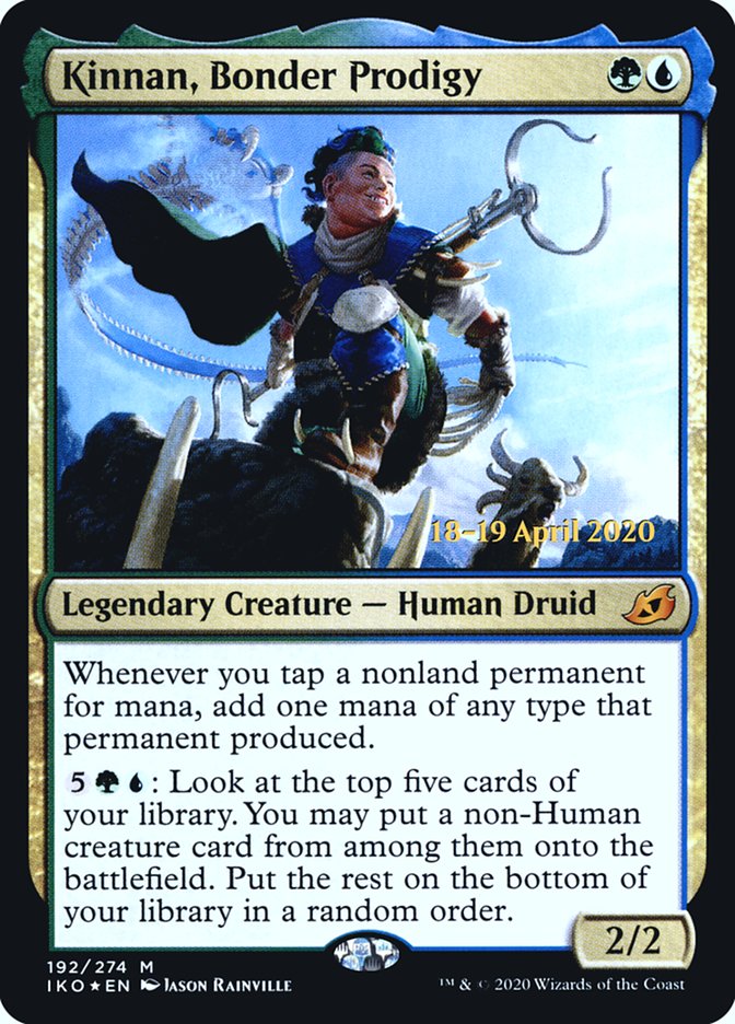 Kinnan, Bonder Prodigy [Ikoria: Lair of Behemoths Prerelease Promos] | GrognardGamesBatavia