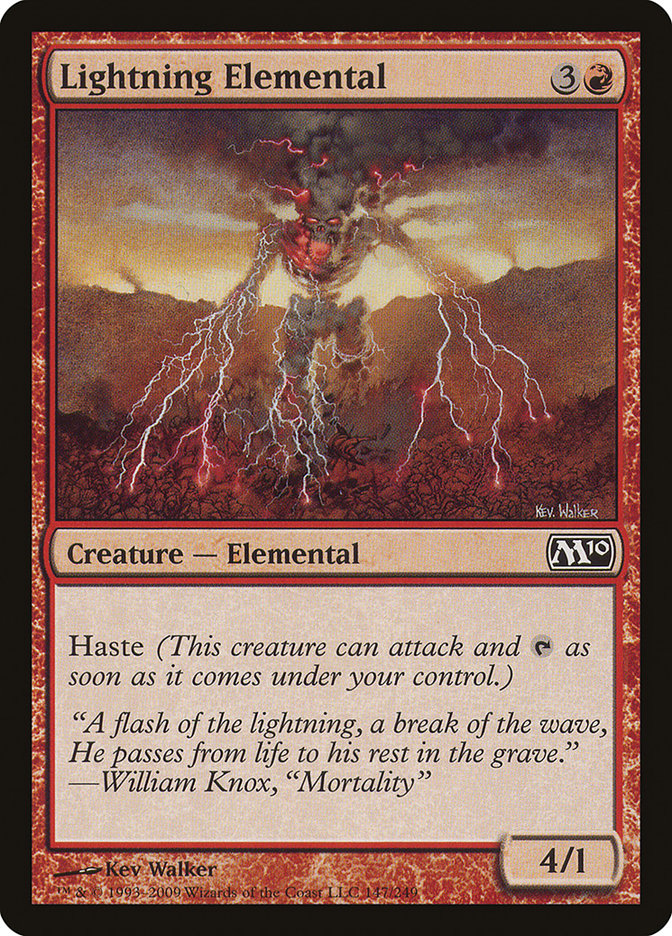 Lightning Elemental [Magic 2010] | GrognardGamesBatavia