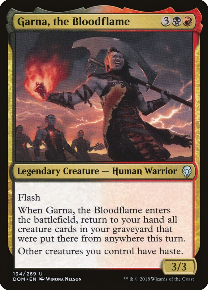 Garna, the Bloodflame [Dominaria] | GrognardGamesBatavia