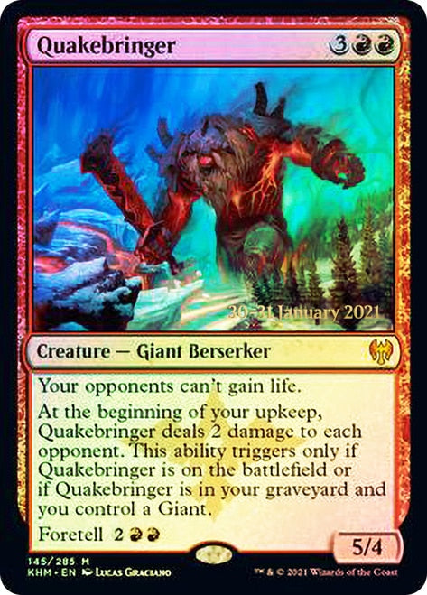 Quakebringer [Kaldheim Prerelease Promos] | GrognardGamesBatavia