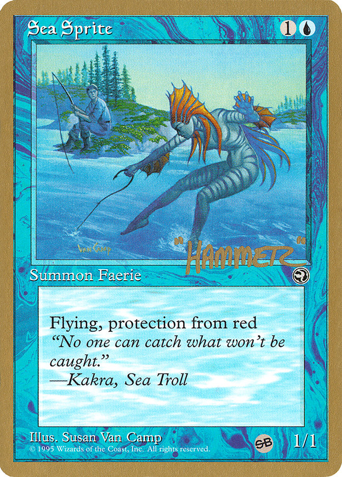 Sea Sprite (Shawn "Hammer" Regnier) (SB) [Pro Tour Collector Set] | GrognardGamesBatavia