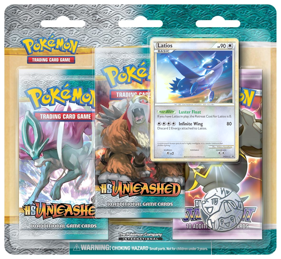 HeartGold & SoulSilver: Unleashed - 3-Pack Blister (Latios) | GrognardGamesBatavia