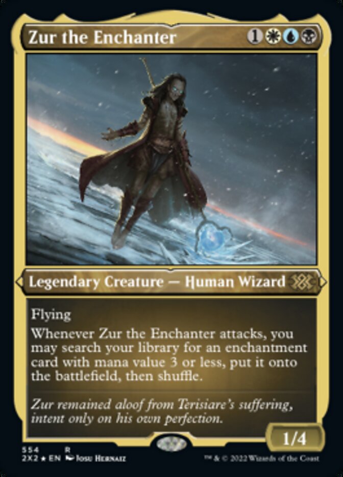 Zur the Enchanter (Foil Etched) [Double Masters 2022] | GrognardGamesBatavia