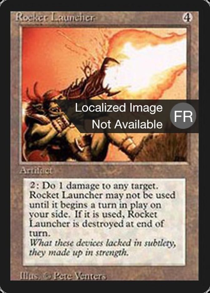 Rocket Launcher [Foreign Black Border] | GrognardGamesBatavia