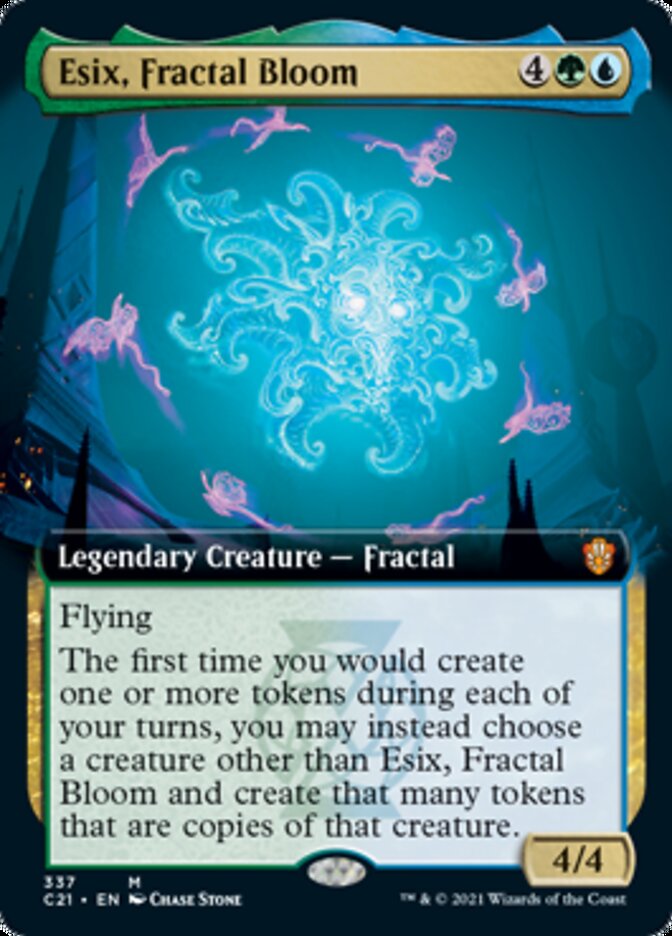 Esix, Fractal Bloom (Extended Art) [Commander 2021] | GrognardGamesBatavia